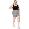imageSTRETCH IS COMFORT Womens Plus Size Cotton Biker Shorts  Cotton  XLarge  7XBlack Spacedye