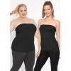 imageSTRETCH IS COMFORT Womens Plus Size Tube Top  X Small to 5XBlack