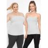 imageSTRETCH IS COMFORT Womens Plus Size Tube Top  X Small to 5XHeather Gray