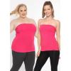 imageSTRETCH IS COMFORT Womens Plus Size Tube Top  X Small to 5XHot Pink