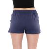 imageWomens and Plus Oh So Soft VNotch Shorts  Small  3XNavy Blue