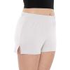 imageWomens and Plus Oh So Soft VNotch Shorts  Small  3XWhite