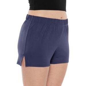 imageWomens and Plus Oh So Soft VNotch Shorts  Small  3XNavy Blue