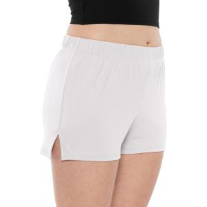 imageWomens and Plus Oh So Soft VNotch Shorts  Small  3XWhite