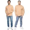 imageSTRETCH IS COMFORT Mens Oh So Soft Mock Neck Long Sleeve Shirt Perfect for Casual Wear Stylish Classic Fit  Small5XBeige
