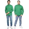 imageSTRETCH IS COMFORT Mens Oh So Soft Mock Neck Long Sleeve Shirt Perfect for Casual Wear Stylish Classic Fit  Small5XKelly Green