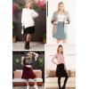 imageSTRETCH IS COMFORT Womens and Plus Size Ultra Flex ALine Knee Length SkirtSlate Blue
