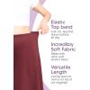 imageSTRETCH IS COMFORT Womens and Plus Size Ultra Flex ALine Knee Length SkirtSlate Blue
