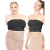 imageWomens Regular and Plus Size Crop Tube Top  Sizes Small  5X  Made in The USABlack