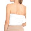 imageWomens Regular and Plus Size Crop Tube Top  Sizes Small  5X  Made in The USAWhite