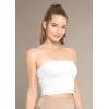 imageWomens Regular and Plus Size Crop Tube Top  Sizes Small  5X  Made in The USAWhite