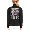 Rhinestones Purple Gymnast