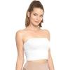 imageWomens Regular and Plus Size Crop Tube Top  Sizes Small  5X  Made in The USAWhite