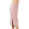 imageWomens and Plus Oh So Soft Midi Skirt with Side Slits