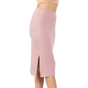 imageWomens and Plus Oh So Soft Midi Skirt with Side Slits