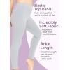 imageSTRETCH IS COMFORT Girls 2 Pack Cotton Footless Leggings  Stretchy  Size 214Black  Brown Cheetah