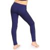 imageSTRETCH IS COMFORT Girls 2 Pack Cotton Footless Leggings  Stretchy  Size 214Navy Blue