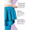 imageSTRETCH IS COMFORT Girls Oh So Soft Ruffle Tutu Skirt w Builtin LeggingsBeige
