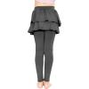 imageSTRETCH IS COMFORT Girls Oh So Soft Ruffle Tutu Skirt w Builtin LeggingsBlack