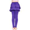 imageSTRETCH IS COMFORT Girls Oh So Soft Ruffle Tutu Skirt w Builtin LeggingsPurple