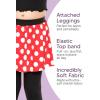 imageSTRETCH IS COMFORT Girls Oh So Soft Ruffle Tutu Skirt w Builtin LeggingsRed Polkadot