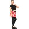 imageSTRETCH IS COMFORT Girls Oh So Soft Ruffle Tutu Skirt w Builtin LeggingsRed Polkadot