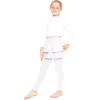 imageSTRETCH IS COMFORT Girls Oh So Soft Ruffle Tutu Skirt w Builtin LeggingsWhite