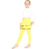 imageSTRETCH IS COMFORT Girls Oh So Soft Ruffle Tutu Skirt w Builtin LeggingsYellow