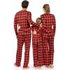 imageSTRETCH IS COMFORT Matching Family Christmas Holiday Set for Adults Kids ToddlerBuffalo Plaid