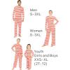 imageSTRETCH IS COMFORT Matching Family Christmas Holiday Set for Adults Kids ToddlerRed  Red White Stripes