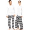 imageSTRETCH IS COMFORT Matching Family Christmas Holiday Set for Adults Kids ToddlerWhite  Reindeer