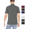 imageSTRETCH IS COMFORT Mens Oh So Soft Luxe Mock Neck Turtleneck Sleeveless and Short Sleeve Shirt Casual Pullover Top  S5XCharcoal Gray