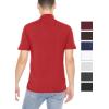 imageSTRETCH IS COMFORT Mens Oh So Soft Luxe Mock Neck Turtleneck Sleeveless and Short Sleeve Shirt Casual Pullover Top  S5XRed