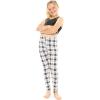 imageSTRETCH IS COMFORT Oh So Soft Youth Girls Print Leggings  Sizes 416Black White Plaid