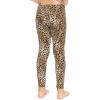 imageSTRETCH IS COMFORT Oh So Soft Youth Girls Print Leggings  Sizes 416Brown Cheetah
