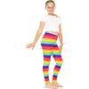 imageSTRETCH IS COMFORT Oh So Soft Youth Girls Print Leggings  Sizes 416Rainbow