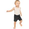 imageSTRETCH IS COMFORT Toddler Infant Play Shorts Made in USA  2 Pack  324monthsBlack  Navy Blue