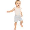 imageSTRETCH IS COMFORT Toddler Infant Play Shorts Made in USA  2 Pack  324monthsHeather  Heather