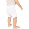 imageSTRETCH IS COMFORT Toddler Infant Play Shorts Made in USA  2 Pack  324monthsWhite  White