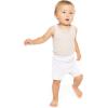 imageSTRETCH IS COMFORT Toddler Infant Play Shorts Made in USA  2 Pack  324monthsWhite  White