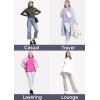 imageSTRETCH IS COMFORT Womens and Plus Oh So Soft Long Sleeve Mock Turtleneck Top Regular and Relaxed Fit Everyday Wear XS5XLWhite
