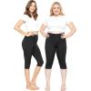 imageSTRETCH IS COMFORT Womens and Plus Size Ultra Flex Leggings  Knee ampamp AnkleBlack