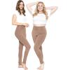 imageSTRETCH IS COMFORT Womens and Plus Size Ultra Flex Leggings  Knee ampamp AnkleMocha
