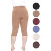 imageSTRETCH IS COMFORT Womens and Plus Size Ultra Flex Leggings  Knee ampamp AnkleMocha