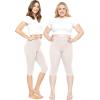 imageSTRETCH IS COMFORT Womens and Plus Size Ultra Flex Leggings  Knee ampamp AnkleOffwhite