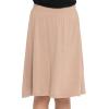 imageSTRETCH IS COMFORT Youth Girls Flowy ALine Skirt Knee Length and Ankle Length  Kids  Sizes 416Beige