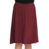 imageSTRETCH IS COMFORT Youth Girls Flowy ALine Skirt Knee Length and Ankle Length  Kids  Sizes 416Burgundy