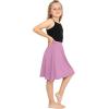 imageSTRETCH IS COMFORT Youth Girls Flowy ALine Skirt Knee Length and Ankle Length  Kids  Sizes 416Lilac