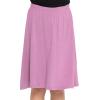 imageSTRETCH IS COMFORT Youth Girls Flowy ALine Skirt Knee Length and Ankle Length  Kids  Sizes 416Lilac