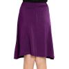 imageSTRETCH IS COMFORT Youth Girls Flowy ALine Skirt Knee Length and Ankle Length  Kids  Sizes 416Purple